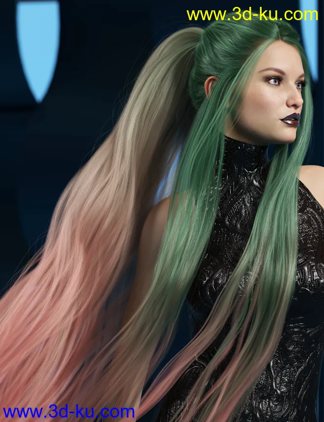 Texture Expansion for Turbulent Tail Hair模型的图片12