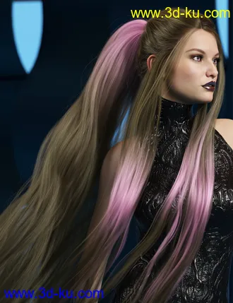 3D打印模型Texture Expansion for Turbulent Tail Hair的图片