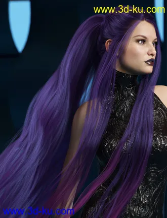 3D打印模型Texture Expansion for Turbulent Tail Hair的图片