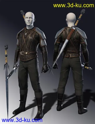 3D打印模型The Beast Slayer for Genesis 8 Male(s)的图片