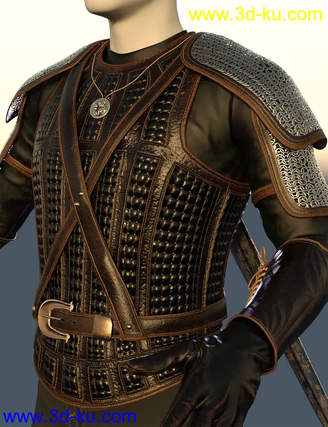 The Beast Slayer for Genesis 8 Male(s)模型的图片3