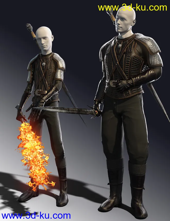 The Beast Slayer for Genesis 8 Male(s)模型的图片8