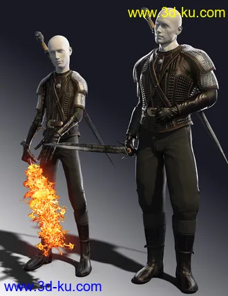 3D打印模型The Beast Slayer for Genesis 8 Male(s)的图片