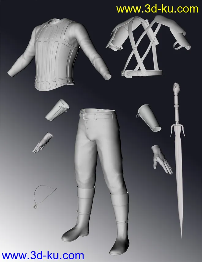 The Beast Slayer for Genesis 8 Male(s)模型的图片9