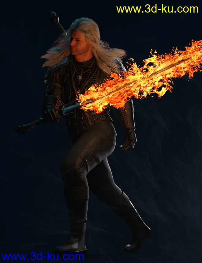 The Beast Slayer for Genesis 8 Male(s)模型的图片10