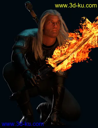 3D打印模型The Beast Slayer for Genesis 8 Male(s)的图片