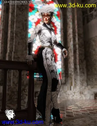 3D打印模型The Libertine Outfit for Genesis 8 Female的图片