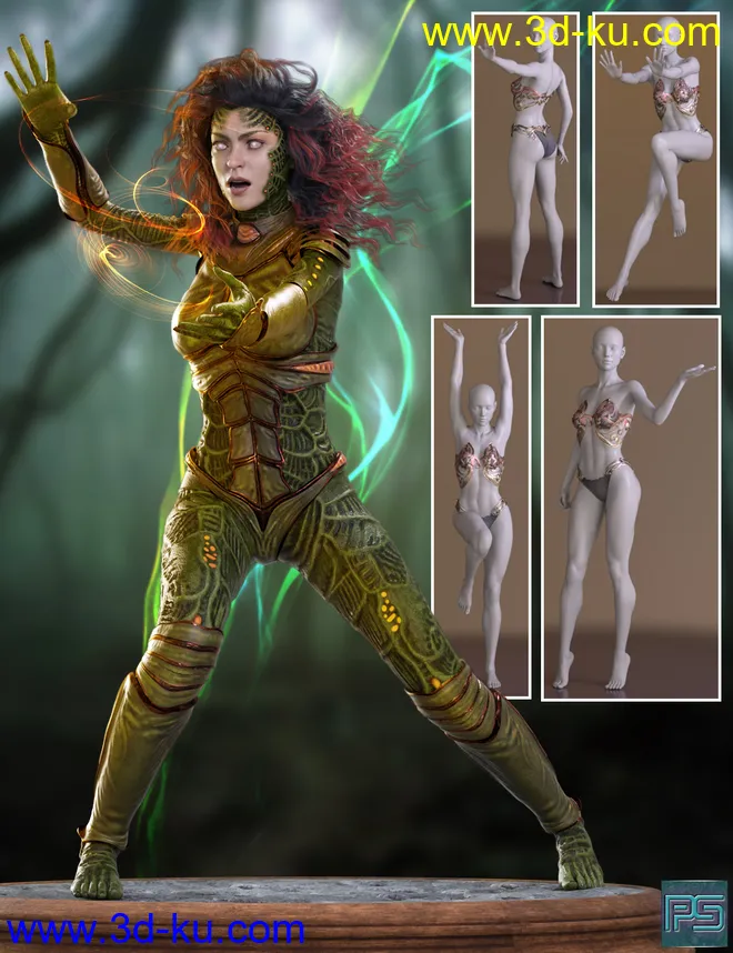 The Pose Collection 2 for Genesis 8 Female模型的图片2