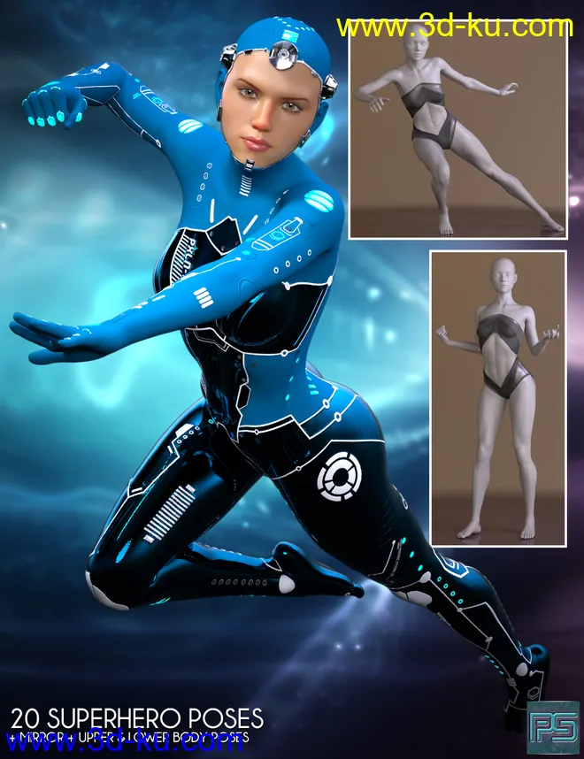 The Pose Collection 2 for Genesis 8 Female模型的图片5