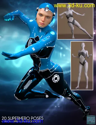 3D打印模型The Pose Collection 2 for Genesis 8 Female的图片