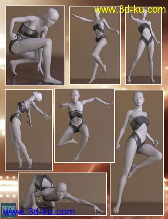 3D打印模型The Pose Collection 2 for Genesis 8 Female的图片
