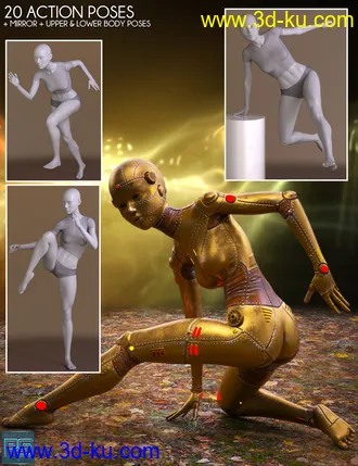 3D打印模型The Pose Collection 2 for Genesis 8 Female的图片