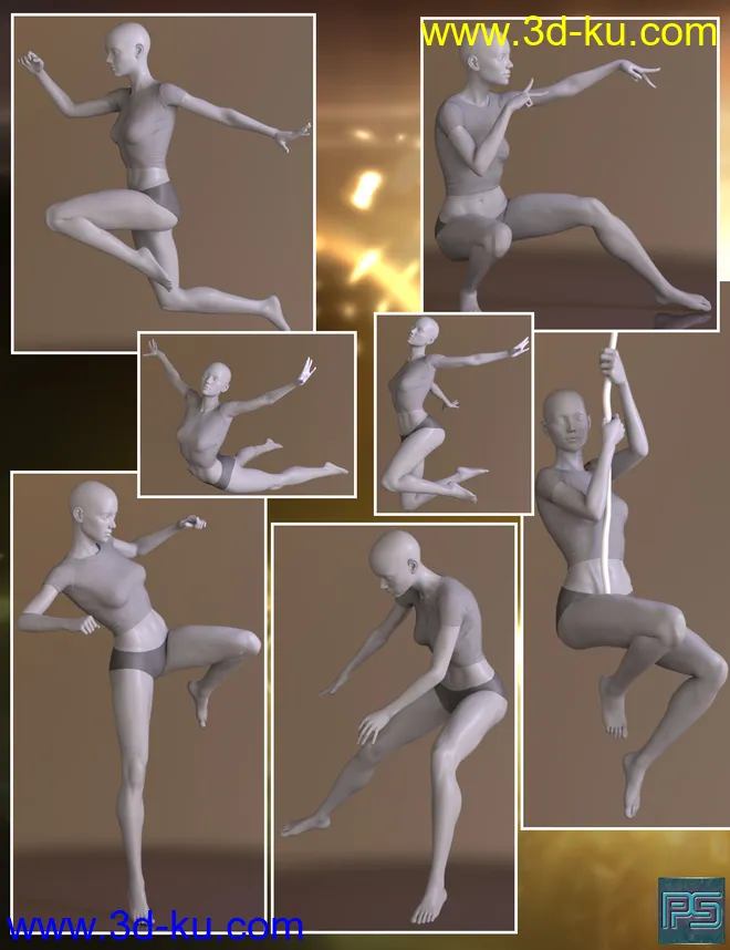 The Pose Collection 2 for Genesis 8 Female模型的图片12