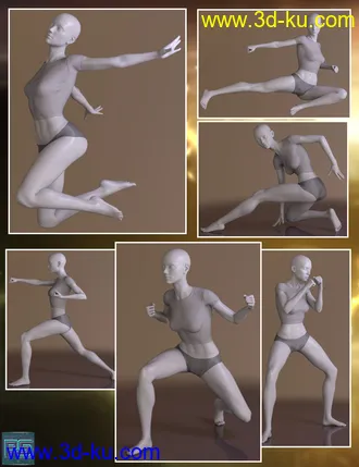 3D打印模型The Pose Collection 2 for Genesis 8 Female的图片