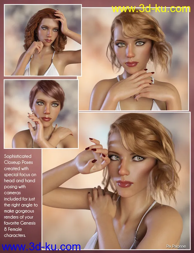 The Pose Collection 2 for Genesis 8 Female模型的图片15