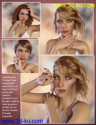3D打印模型The Pose Collection 2 for Genesis 8 Female的图片