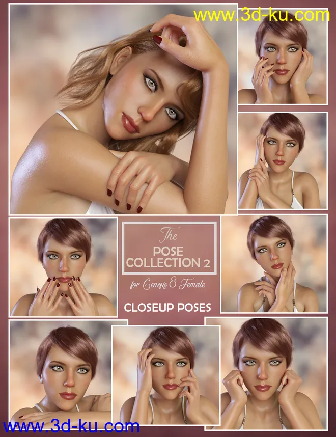 The Pose Collection 2 for Genesis 8 Female模型的图片16