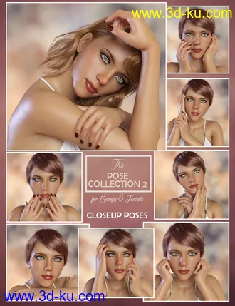 3D打印模型The Pose Collection 2 for Genesis 8 Female的图片