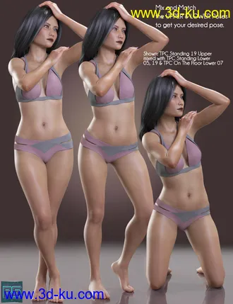 3D打印模型The Pose Collection for Genesis 8 Female的图片