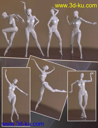 3D打印模型The Pose Collection for Genesis 8 Female的图片