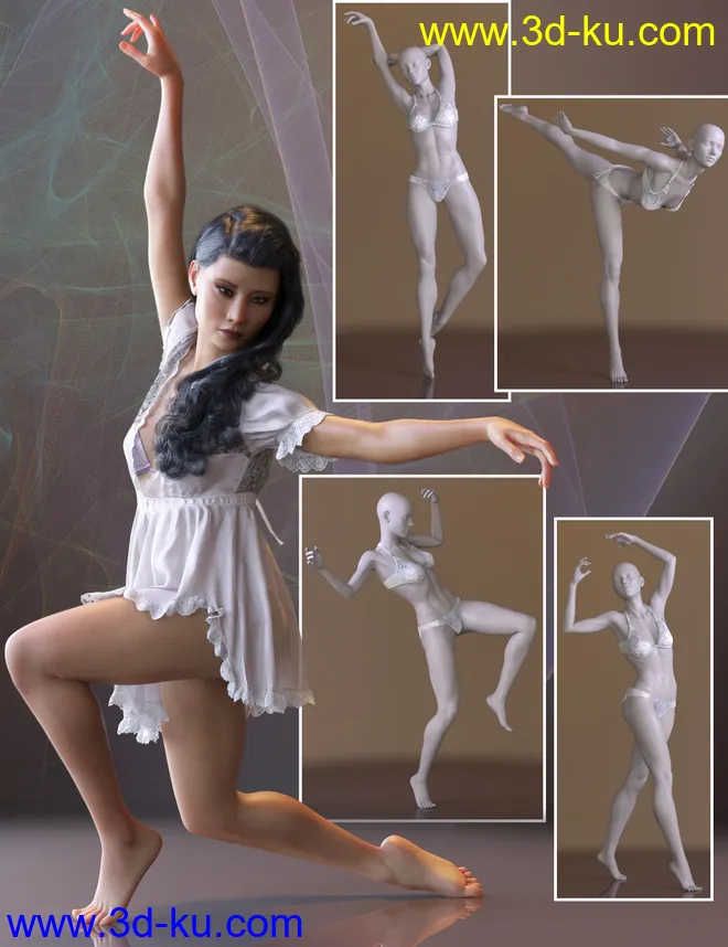 The Pose Collection for Genesis 8 Female模型的图片8