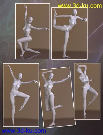 3D打印模型The Pose Collection for Genesis 8 Female的图片