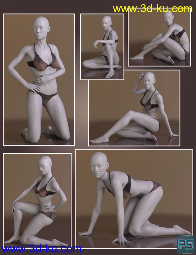 The Pose Collection for Genesis 8 Female模型的图片14