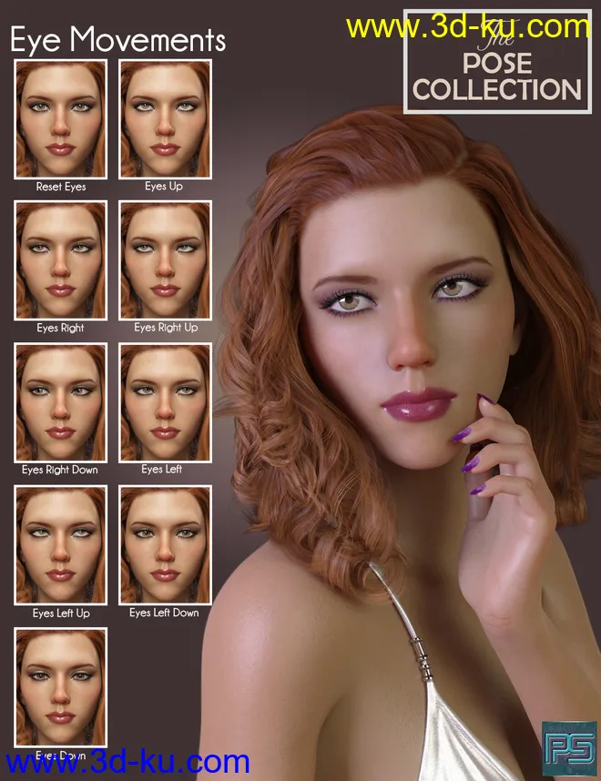The Pose Collection for Genesis 8 Female模型的图片17