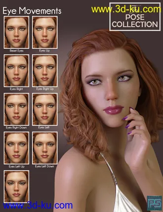 3D打印模型The Pose Collection for Genesis 8 Female的图片