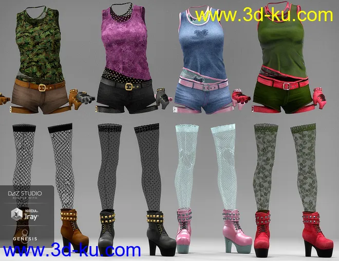TimeOut Outfit Textures模型的图片6