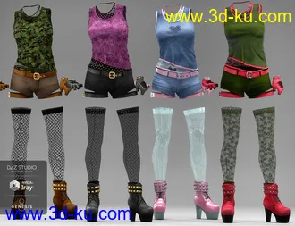 3D打印模型TimeOut Outfit Textures的图片