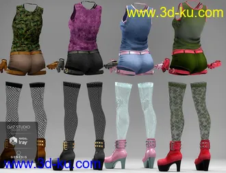 3D打印模型TimeOut Outfit Textures的图片