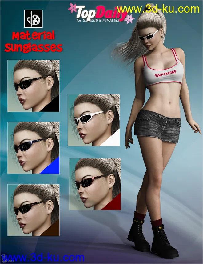 Top Daily Outfit Set for Genesis 8 Female(s)模型的图片6