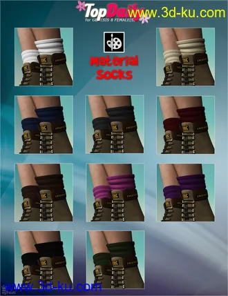 3D打印模型Top Daily Outfit Set for Genesis 8 Female(s)的图片