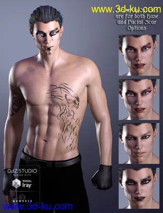 3D打印模型Toruun for Genesis 3 Male的图片