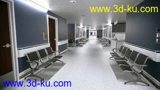 3D打印模型TS Hospital Corridor的图片