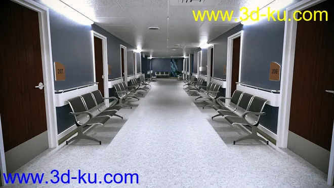 TS Hospital Corridor模型的图片4