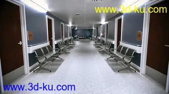 3D打印模型TS Hospital Corridor的图片