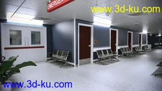 3D打印模型TS Hospital Corridor的图片