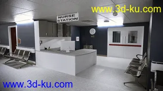 3D打印模型TS Hospital Corridor的图片