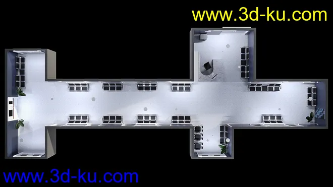 TS Hospital Corridor模型的图片8