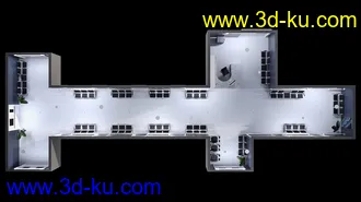 3D打印模型TS Hospital Corridor的图片