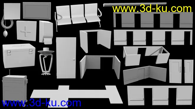TS Hospital Corridor模型的图片9