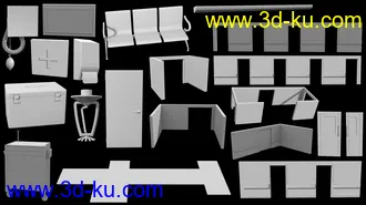 3D打印模型TS Hospital Corridor的图片