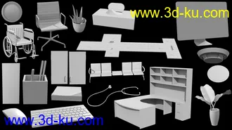 3D打印模型TS Hospital Corridor的图片
