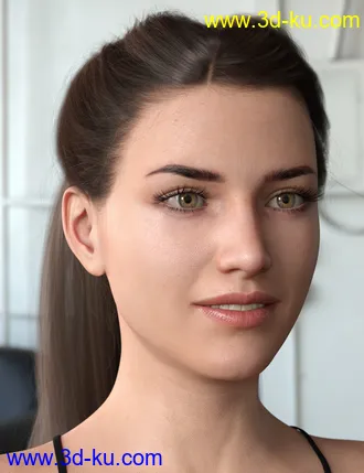 3D打印模型Turbulent Tail Hair for Genesis 3 and 8 Female(s)的图片