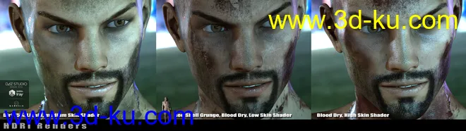Ultimate Blood 'n Dirt for Genesis 3 Male(s)模型的图片17