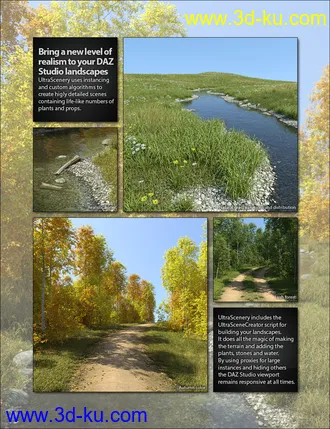 3D打印模型UltraScenery - Realistic Landscape System的图片