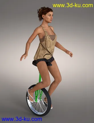 3D打印模型Unicycle的图片