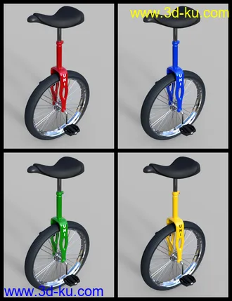 3D打印模型Unicycle的图片